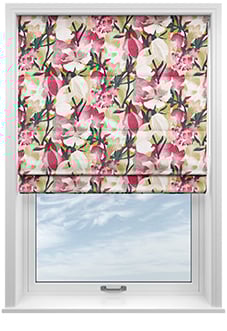 Lucy, Fuchsia - Twist&Fit Roman Blind